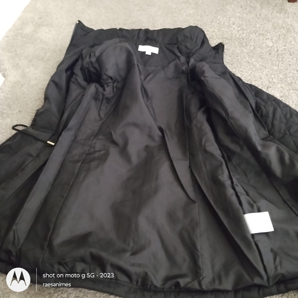 Laundry By Shelli Segal Black Quilted Puffer Jacket - Picture 2 of 5